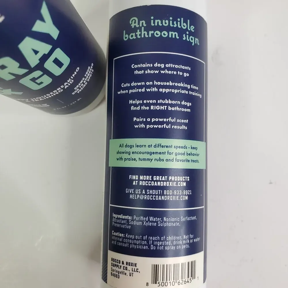 Rocco & Roxie Supply Co. Spray &Go Puppy Housebreaking & Training Aid - 8oz (2)